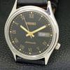 ВИНТАЖНЫЕ АВТОМАТИЧЕСКИЕ ЧАСЫ SEIKO 7019A ЯПОНИЯ МУЖСКИЕ ЧАСЫ С ЧЕРНЫМ ЦИФЕРБЛАТОМ a500084-2 R151a-a500084