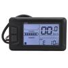 Electric Bike LCD Display Meter ABS 36V 48V Universal Control Panel for 22.2mm Handlebar