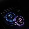 Car LED Cup Holder Light Mats Car Coasters Bottle Atmosphere Light For BMW 1 2 3 4 5 7 Series X1 X3 X4 X5 X6 X7 F10 F30 E46 E60