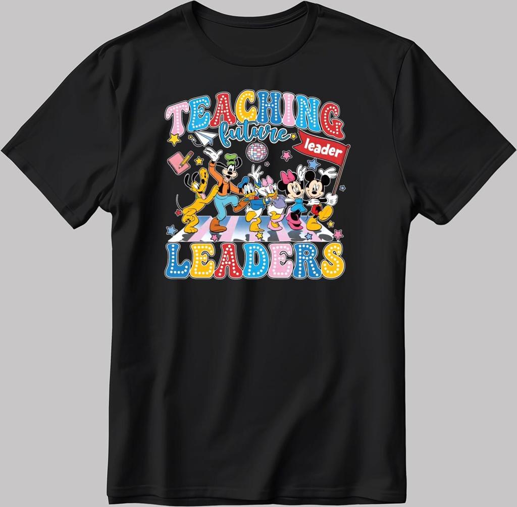 Teaching Future Leaders Short Sleeve White-Black Men's / Women's T Shirt DE581