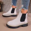 Women Boots Comfortable Casual Short Boots Women Non Slip Fashion Thick Soled Ankle Boots Autumn Retro Designer Shoes Women