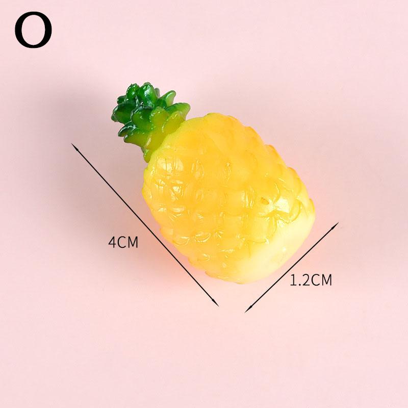 Имитация ломтиков фруктов Поддельные искусственные яблоки лимоны манго арбузы модель реквизит для фотосъемки для вечеринки кухни домашнего декора