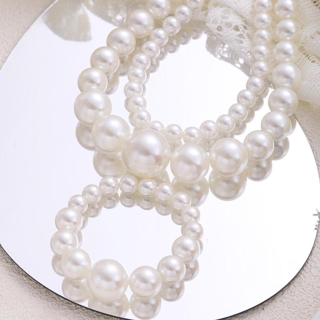 Смелый жемчужный чокер: Многослойное эффектное ожерелье для женщин