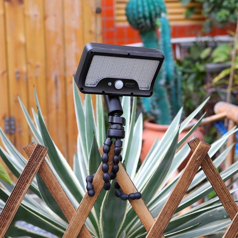 Household Split Lighting Solar Motion Sensor Light 360° Rotatable Lamp Octopus Bracket Usb Charge Lighting For Outdoor Camp