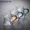Handmade Heat-resisting Glass Teapot Mug Cha Hai Gongdao Teacup Fair Mug,kung Fu Tea Cups Teaset Gongdao Bei Tea Cup