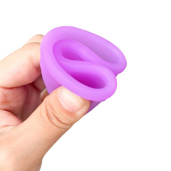 Period Cup Non-slip Prevent Gynecological Diseases No Side Effects Foldable Design Washable Physical Leakproof Reusable Women Period Menstruation