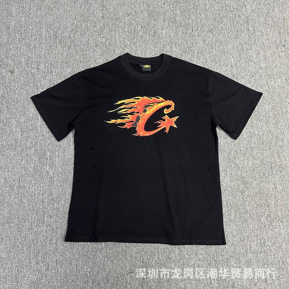 Cross-border Corteiz tide brand Alcatraz summer retro printing men's and women's trend loose casual short-sleeved T-shirt