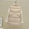 Waistcoat Women Vest Women Down Cotton Vest Women's Winter Thickened Jacket Autumn and Winter