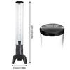3L Beer Dispenser Beer Tower with Spigot & Ice Tube Beverage Dispenser Transparent Drink Dispenser Bar Accessories