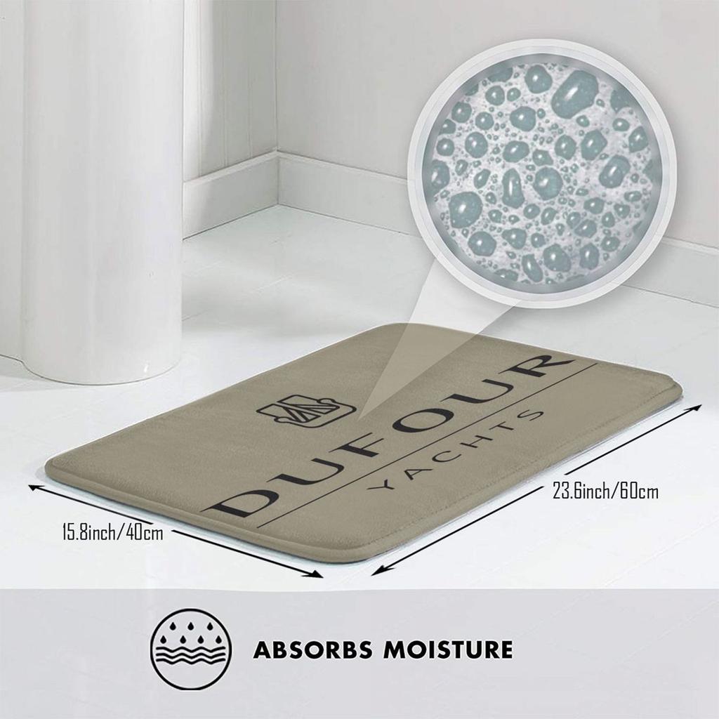 Dufour Yacht Anti-slip Doormat Floor Mat Carpet Rug for Kitchen Entrance Home Bathroom Living room Footpad Mats
