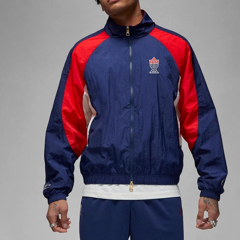 Jordan X Коллаборация Trophy Room Куртка с длинным рукавом на молнии Мужская куртка DR2954-410