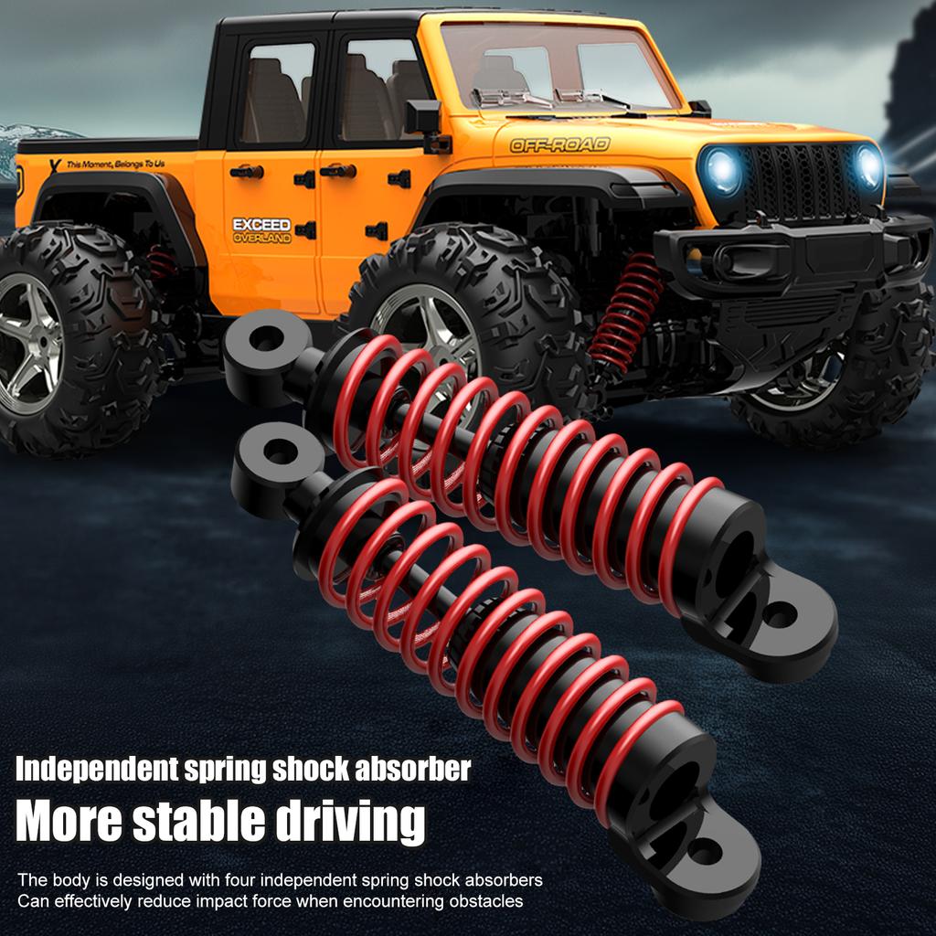 Remote Control Car, 2.4GHz 4WD High Speed 35KPH Crawler Toy, 1:20 Scale Electric Off Road Vehicle with LED Headlights