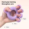 Силовое тренировочное кольцо с силиконовой рукояткой, противоскользящее кольцо для тренировки пальцев предплечья, портативное оборудование для реабилитации рук
