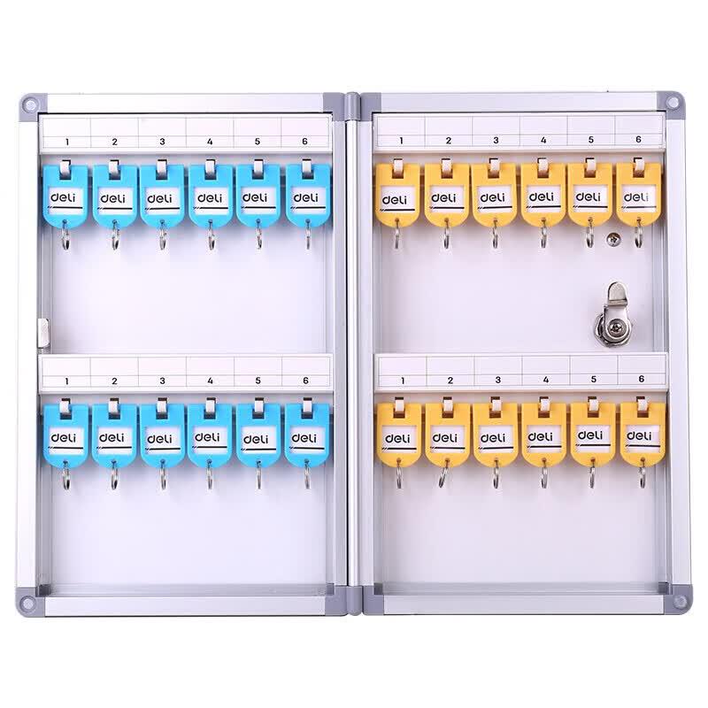 Deli Aluminum Alloy Wall-Mounted Key Cabinet