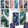 Чехол для телефона Samsung Galaxy S26 S25 S24 S23 S22 Ultra S20 S21 FE 5G Plus Мягкий прозрачный чехол Мраморный камень