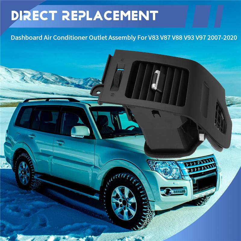 Сборка вентиляционного отверстия кондиционера на приборной панели автомобиля Для Mitsubishi Pajero V83 V87 V88 V93 V97 2007- LHD-A87Q