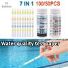 7 In 1 Drinking Water Swimming Pool Test Paper Ph Test Paper Water Quality Test Paper Nuclear Pollution Nuclear Wastewater Water Quality Test Strip
