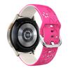 18mm Dual Color Carved Silicone Strap For Huawei Watch GT 6/5/4 41mm/Garmin Venu 3S/2S Replacement Watch Band