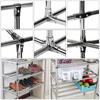 1Pc Clothes Display Rack Pipe Joint Furniture Hardware Rod Support Round Tube Connector  Pipe