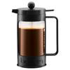 BODUM Coffee Maker Coffee Press BEAN French Press Coffee Maker 1000ml Black Stainless Steel Filter Glass Beaker Immersion Type Coffee Locking Lid