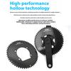 RIRO Carbon Fiber Chainrings 10-12S Super Light Road Bike Chainwheel 50-34/52-36/53-39/54-40T for Shimano 4-Bolts 110BCD Crank