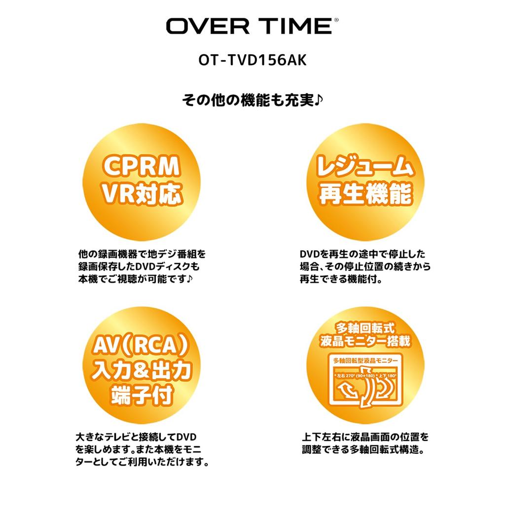 ODP наземный цифровой портативный DVD-плеер с автоматическим источником питания для автомобиля, совместимый с большим экраном, с функцией ротации и воспроизведения компакт-дисков