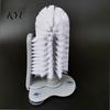 Effective Bottle Brush Suction Cup Brush, Wall Mounted Rotating Cleaning Scrubber, Plastic Mug Thick Bristles Sink Accessory for Glasses Mugs