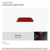 Наклейка-декоративная панель открывания подлокотника центральной консоли для Subaru BRZ/Toyota GR86 2026- Аксессуары для тюнинга интерьера автомобиля из углеродного волокна