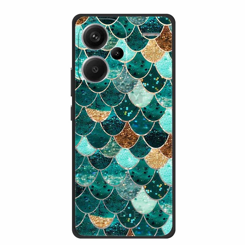 Чехол для телефона Redmi Note 13 Pro Задняя крышка для Xiaomi Redmi Note13 Pro Plus Pro+ Note 13 Pro 5G Модный Цветной Мраморный Мягкий