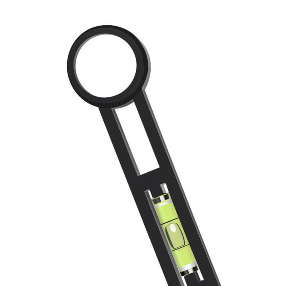 Curved Foot Level Meter Bathroom Faucet Installation Tool Level Detection Ruler