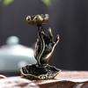 Handmade Buddha's Hand Incense Holder Buddha's Hand Portable Lotus Backflow Incense Insert Delicate Reverse Flow Incense Tray