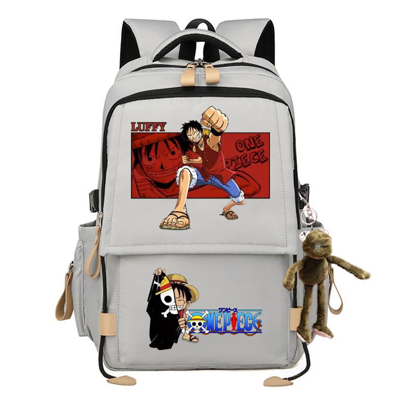 One Piece themed large-capacity stylish backpack for students. 7529 KTB