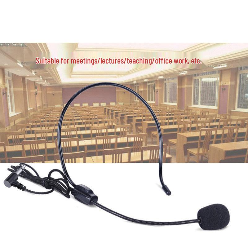 Teacher's Lapel Microphone & Speaker Headset for Classroom Use