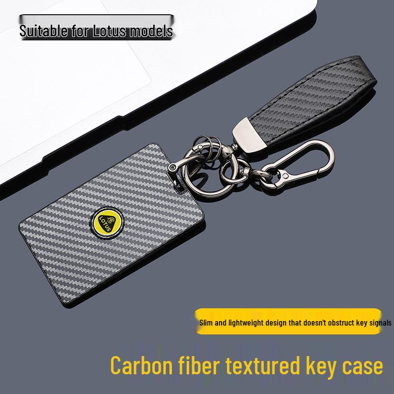 Держатель для карт NFC с цветочным узором Lotus ELETRE/EMEYA Чехол для автомобильного ключа из углеродного волокна