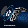 In Car Magnetic Phone Mount Air Vent Phone Holder For iPhone Android Black