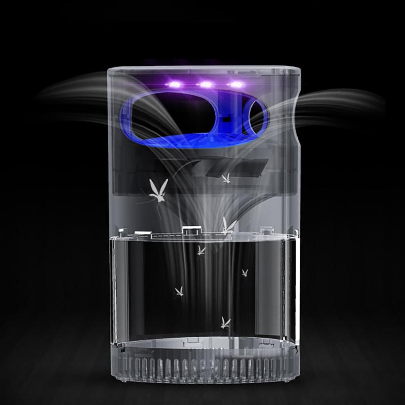 Silent Mosquito Killer Lamp UV Photocatalyst Bug Zapper 1Pcs USB Charging Light Weight for Hiking Camping Travel Use