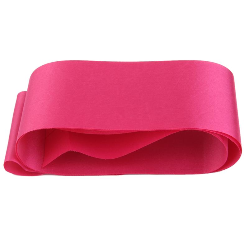 1PC Bride Ribbon Wedding Etiquette Belt Blank Sash Shoulder Strap Baby Shower Decor Solid Color