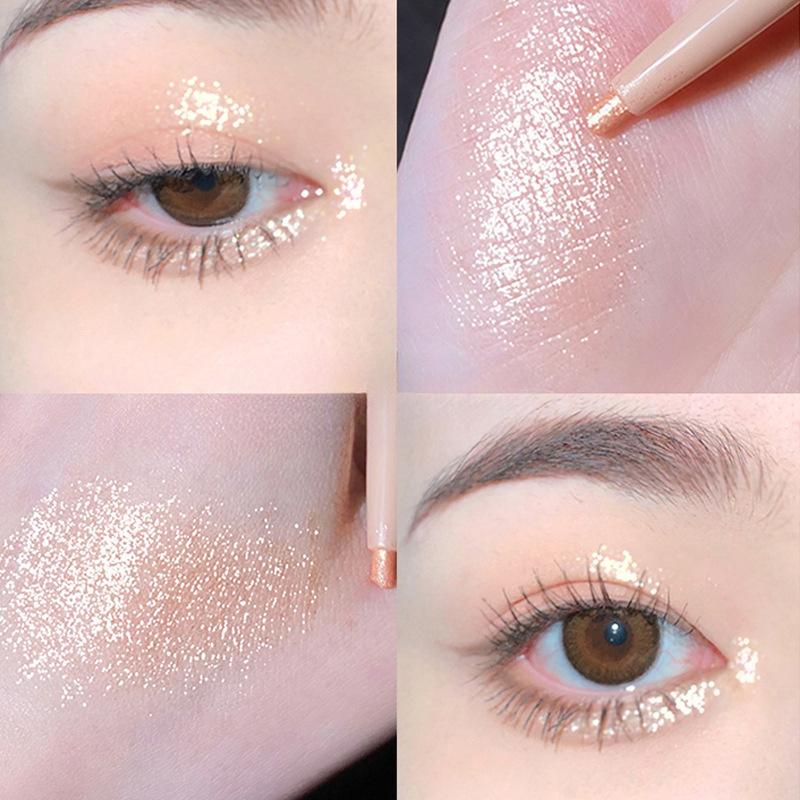 Матовый осветляющий карандаш для теней Lying silkworm Eyeliner Gem Pen Eyeliner Pen Concealer Pen Beige Skin Tone Smooth Contour Eye Shadow