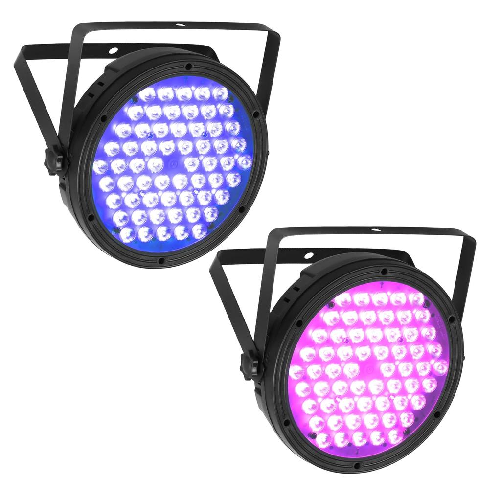 BETOPPER LED Stage Light Photography Recording Stage Light Spotlight Dimmable Disco Light 60x2W 4 In 1 RGBW Par Light DJ Light Disco Light for Party