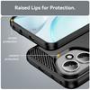 Для Honor 400 5G (Глобальный) Чехол Защитный Чехол для Телефона Текстура Углеродного Волокна Матовый