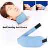Adjustable Anti-Snoring Neck Brace Strap Stop Snore Jaw Support Chin Belt Apnea Night Sleeping Aid Tool for Better Sleep