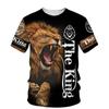 Lion King Printed Men's T-shirt 3d Printed Summer New Crew Neck Short Sleeve T-shirt Top Trend Style Men's Clothing Fashion Casual T-shirt