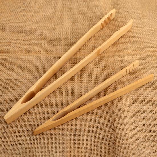 Bamboo Toast Tongs for Cooking Food Clips Bacon Bread Tongs Kitchen Tongs