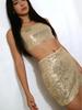 Мини-юбка bodycon с пайетками, весна/лето 2026 - Европейский и американский стиль
