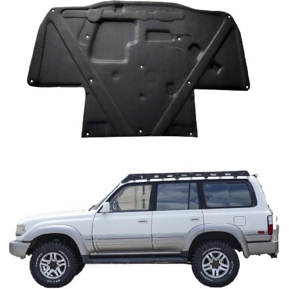 Звукотеплоизоляционная накладка капота, совместимая с Toyota Land Cruiser LC80 FJ80 Серия 80 LX450 1991-1998