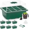 Садовый propagator 72 ячейки для рассады, черенков, с прозрачной крышкой