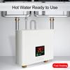 5500 Вт Мгновенный Электрический Водонагреватель Постоянной Температуры Безнапорный Быстрый Нагрев Душевая Ванная Машина для Дома Кухни белый/ черный/золотой 110 В