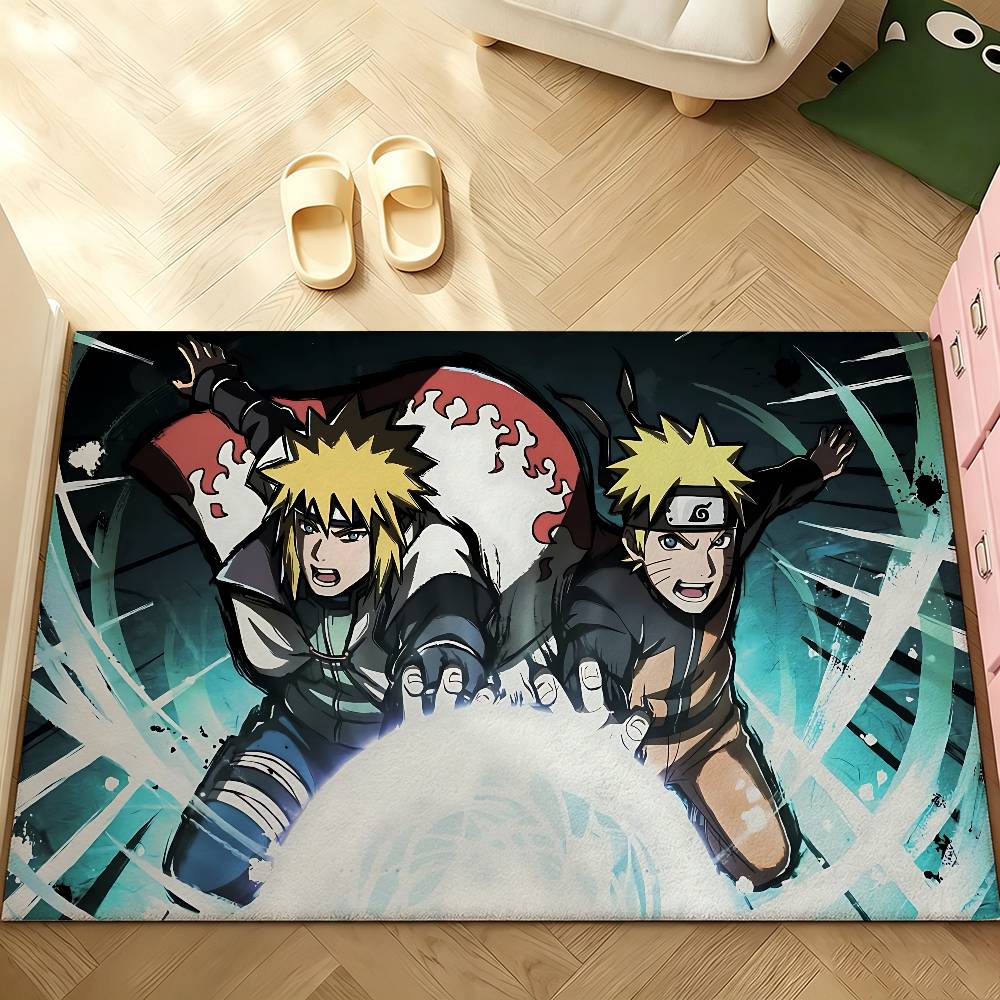 Cool Anime N-naruto-S Carpet Bathroom Anti-slip Mat Door Mat Home Decoration Mat Entrance Door Mat Scratch-resistant Door Mat