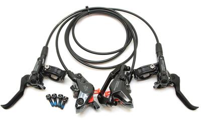 Высокопроизводительный гидравлический дисковый тормоз SHIMANO DEORE без ротора, передний и задний, комплект, черный BL-M6100 BR-M6100