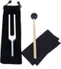 Tuning Fork Tuner for Healing, Sleep, Chakra Meditation, Soothing, Purification, Angelic Tones, Rubber Mallet, Storage Pouch Included (528Hz)